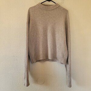 TOTOKAELO Womens 100% Merino Wool Tan Sweater Size Medium Designer Kelon